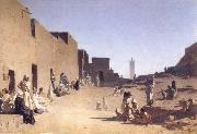 Gustave Guillaumet Laghouat Algerian Sahara oil painting picture wholesale